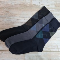 양말신짜 남자체크장목(3족) 신사 정장 양말 국산 남성 남자 데일리 정장 코디 사계절 긴목 양말