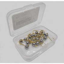노미스 지그헤드 벌크형 볼락 전갱이 우럭 낚시바늘 루어 훅 다잡을꼬니 강추 낚시아이템, 20pcs, 금색 #8 (대표 바늘), 1.5g, 1개