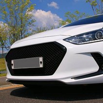 아반떼AD 벤틀리st 순정형 튜닝그릴 - 크롬/유광블랙, 유광블랙