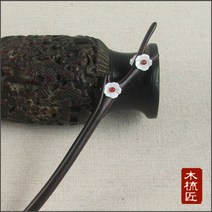 본연 수공예 전통 나무 비녀 -올림머리 쪽머리 머리핀 헤어핀