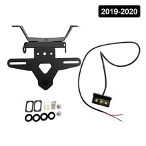 오토바이 플레이트 번호판 홀더 2019-2021 혼다 cb650r cbr650 cbr 650r 액세서리 테일 라이트 브래킷 깔끔한 펜더 제거기 호환, 협력사, 2019-2020년