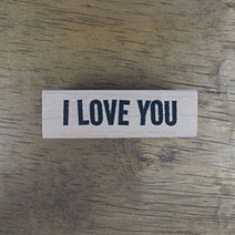 아트박스/스탬프 하우스 [메세지]빈티지1 I Love you, 본품, 옵션선택:본품