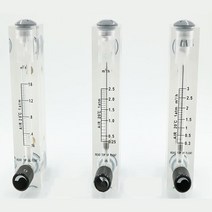 제어 밸브가 있는 가스 플로트 유량계 0.04-0.4m 3/h 0.1-1m3/h PMMA 패널 타입 에어 로타미터, 12 2-20M3 H