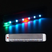 태양열 크롬사각 26패턴 LED 경광등 _ 230206EA, 본상품선택, 본상품선택