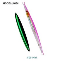 빅베이트 배스 루어 낚시 강박 관념 60g 80g 160g 200g 250g 300g, [02] JIG5-Pink