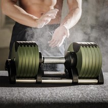 멜킨 24~36kg 무게조절 덤벨 롤튼 2~4kg 중량조절 조립식 아령 세트, 네이비 블루, 1개, 36kg무게조절덤벨_4kg조절