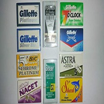 50 BEST Double Edge Blade Sampler FEATHER ASTRA NACET BIC SHARK, 1