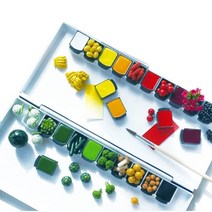 미젤로 고체 물감 강한 발색 전문가용 미술 도구 12색