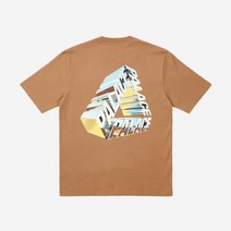 팔라스 트라이크롬 티셔츠 모카 - 23SS Palace Tri-Chrome T-Shirt Mocha 남성 반팔티셔츠