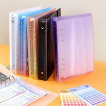 워너디스 A5 6공 PP 바인더 커버 (5종), 05.블랙(Black)