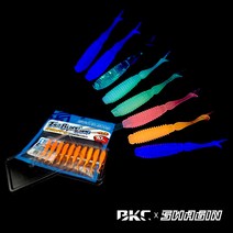 백경 스웨긴 투블럭 웜 SG-501 볼락 전갱이 루어 축광 케이무라, 04 화이트글로우