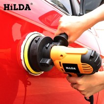 Hilda 전기 자동차 광택기 기계 자동 연마 기계 조정 가능한 속도 샌딩 왁싱 도구 자동차 액세서리 powewr 도구, 1-없음