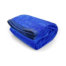 그늘애 차광막 흑색 98% 이중직 흑색+녹색 강력사중직 그늘막 국내생산 주문제작 차광망 햇빛차단 옥상 캠핑 세차장, 98% 블루 차광막 3mx6m(4면봉재)+로프10m