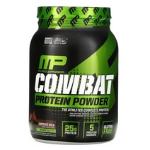 머슬 팜 Combat Protein 분말 초콜릿 우유 907g(2lbs) (판매가 중단된 상품), 2 파운드