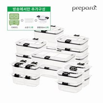 프리파라 밀폐용기 원형 360ml 2종, 없음