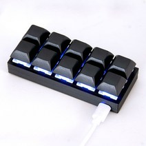 캐드마우스 무소음 10 키 프로그래밍 가능한 매크로 기계식 키보드 지원 Linux Windows MacOS 마이크로 USB, 03 Blue switch magnetic, 02 2m cable