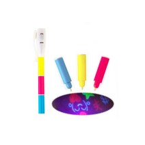 야광펜 자외선 펜 UV 3색 비밀 형광 신기한, 3색펜CJ003230