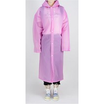 비옷 방수 방풍 비옷 비옷 커버 후드 판초 비옷 성인 지우기 휴대용 비옷, 분홍색