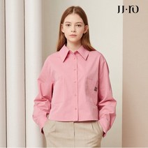 JJ지고트 JJ.ro 플랩 포켓 스티치 블라우스 GMAA0BLR1