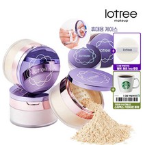 [5만원이상 스타벅스 기프티콘 증정]로트리 로사 다브레카 루스 파우더 + 휴대용기 세트 LOT088_SET(증정)스폐셜 벨벳 퍼프1개, 선택완료, 바이올렛