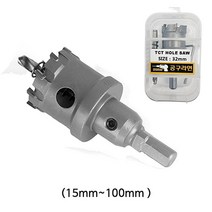 공구라면 (09RM) 초경홀쏘 초경홀커터 15mm~100mm 강철천공 홀컷터 스텐용, 26mm, 1개