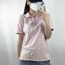 (구제의류)라코스테 핑크 반팔 카라티 100 / 빈티지아워 230413