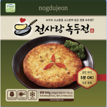 전사랑녹두전/정통녹두전/치즈녹두전/고추녹두전/굴녹두전/녹두전/빈대떡/혼술안주/명절음식/냉동튀김/녹두빈대떡/막걸리/냉동전/차례음식/술안주/녹두/겨울간식/부침개/전/튀김/간편식, 치즈녹두전, 400g, 2개