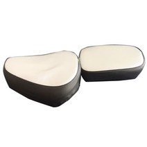 KR모터스 미라쥬250DR 가죽 시트 커버, 프리, 블랙 가죽 시트 커버, 1개