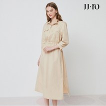 JJ지고트 하프넥 집업 스트링 원피스 GM4M0OP90