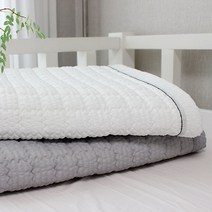 시어서커 침대패드 여름침대패드 미끄럼방지 이불패드 여름이불 여름매트 바닥에 까는 바닥이불매트 바닥매트 여름바닥이불 여름매트 슈퍼싱글 퀸, 화이트