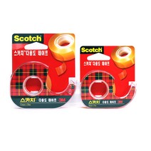 3M 스카치 다용도 테이프 본품 522 12mm 20m, 3개