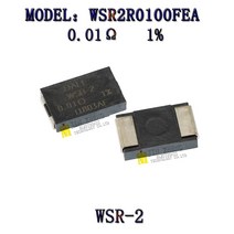 10PCS/LOT DALE WSR-2 0.01 옴 0.01R 1% 2W 4527 WSR2R0100FEA 자동차 칩 저항