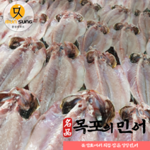 반건조 민어 자연산 목포민어, 1k - 2미