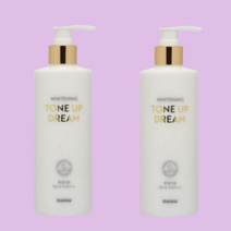 아유아유 톤업드림 320ml x2 화이트닝크림 수분 보습 촉촉한사용감