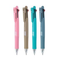 제브라 클립온 멀티C 4색볼펜&샤프 B4SA1 0.7mm, 04-Barrel Blue Gray