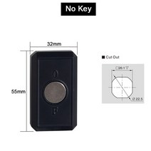 신제품 아연 합금 산업용 분배 상자 5 개 스위치 전기 캐비닛 도어 트럭 RV 캠핑카, 01 No Key