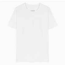 (당일) 22FW 메종 마르지엘라 리버스 자수 로고 아이보리 반팔 티셔츠 S50GC0669 S23525 101