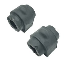 스테빌라이저 부싱 2pcs 전면 + 후면 밸런스 바 고무 슬리브 안정제 바 커버 볼보 xc60 xc90 s40 s60 v60 s80 s80l, 검은색