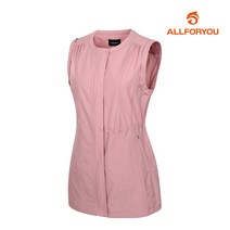 [올포유] [올포유] 여성 펀칭 라운드 집업 베스트 AWVEJ6351-403_G