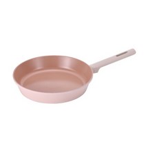 플로르 28cm 프라이팬 인덕션 세라믹 핑크 후라이팬, 단품