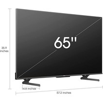 (2주배송) 엔비디아 안드로이드 티비 프로 Hisense U8H QLED 시리즈 Quantum 4K ULED 미니 소형 LED 65인치 클래스 Google Smart TV with, [02] 65인치