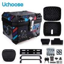 바이크 오토바이 블랙박스 범용 테일 박스 45L 모터사이클 호환 모델-R1200GS R1250GS F800GS F850GS G310gs F750gs 대용량 상단 후면 수하물 도구, [11] Black B 2, 11 Black B 2
