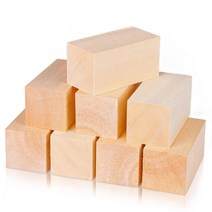 우드카빙키트 Basswood Carving Blocks 4 X 2 Inch Large Whittling Wood Kit For Kids Adults Beginners O, 01 Grey