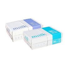 한국제지 밀크 A4 복사지 1팩 75g 복사용지 인쇄용지 888EA, 하이니몰82 본상품선택