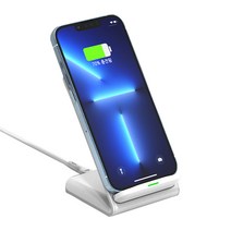메이스 15W 아이폰 고속 무선 충전기 패드, 2개, 화이트