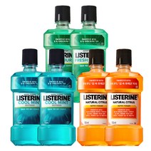 리스테린 750ml x 2개(쿨민트 버스트 시트러스), 후레쉬버스트, 2개