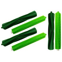 아이로봇 룸바 I E 시리즈 I7 I7 I8 I8 플러스 E5 E6 E7 로봇 진공 청소기용 다중 표면 고무 브러시 롤러 3 세트, [01] Green