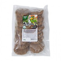 2kg 현미 식물성패티 콩 콩고기 비건 스테이크, 1개, 2000g