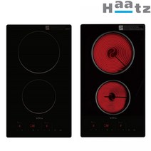 [하츠] 빌트인 터치 2구 하이라이트 전기레인지 쿡탑 HEC-2050SH, 단품, 단품