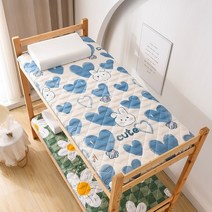 슈퍼싱글 토퍼매트리스 1인용 접이식학생 기숙사 접이식 수면 매트리스 싱글 더블 침대 부드러운 다다미 미
